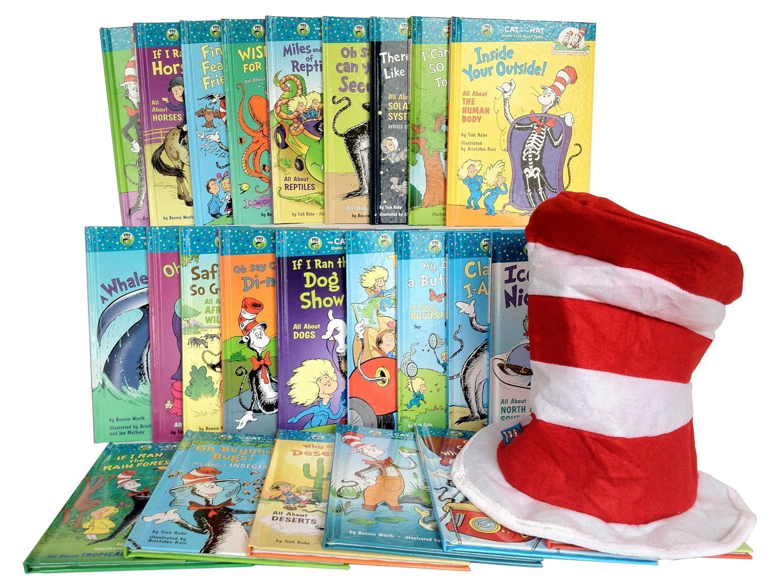 Dr. Seuss Cat in the Hat Learning Library Series 26 Book Collection Set