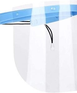 1 Adjustable Dental Full Face Shield with 10 Replaceable Plastic Protective Film