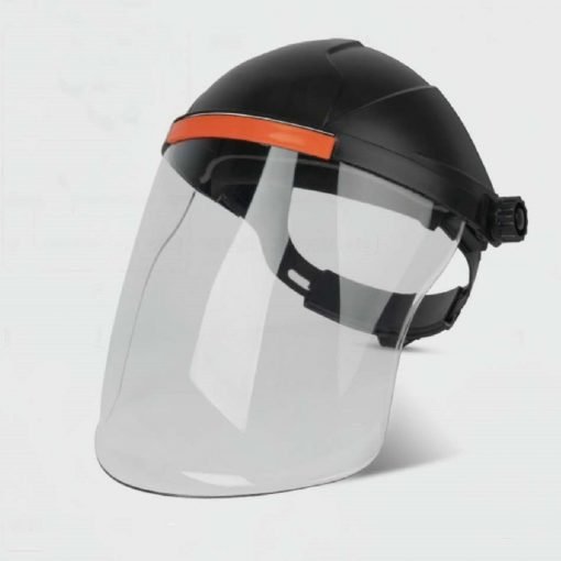 Face Shield | Anti-Scratch & Anti-Fog Professional Coated Clear Lens | Premium Headgear