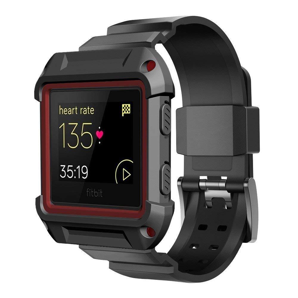 Fitbit Blaze Rugged Case With Protective Band - KN95MaskMall