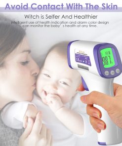 Thermometer for Adults, No-Contact Forehead Thermometer for Kids, Touchless Infrared Thermometer for Baby