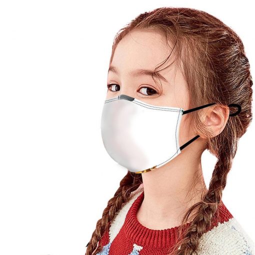Kids Washable 2-Layer Protective Mask, 3-D Perfect Fit With PM 2.5 Filters, Individually Packed - 5/Pack