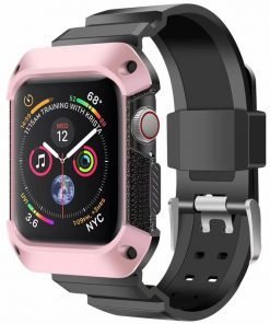 High Quality Apple Watch Series 4 Silicone Watch Case-Band Replacement