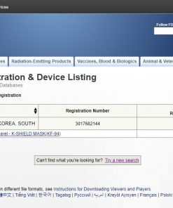CE(EU) & FDA Listed Korean KF94 Face Mask K-Shield Mask 10 pcs