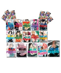 Blue Period Manga Collection Set Vol 1-15 With iAdaptit Bookmarks