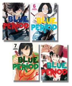 Blue Period Manga Collection Set Vol 1-15 With iAdaptit Bookmarks
