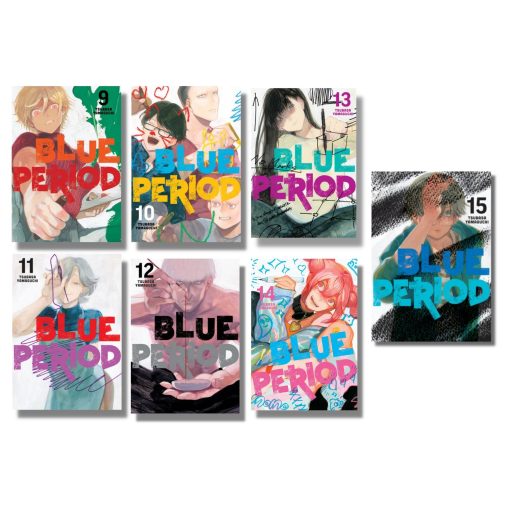 Blue Period Manga Collection Set Vol 1-15 With iAdaptit Bookmarks