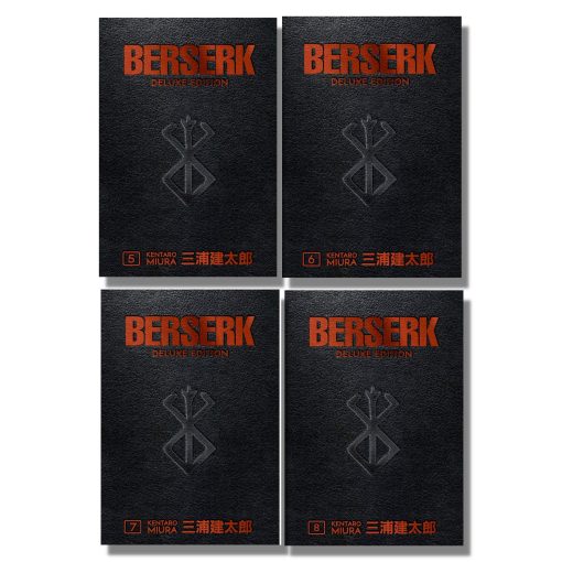 Berserk Deluxe Edition - Complete Hardcover Collection Set - Books 1-14